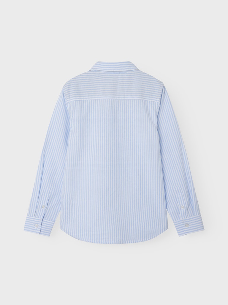 Name it Jungen Hemd langarm Streifen Organic Cooton NKMNEWSA