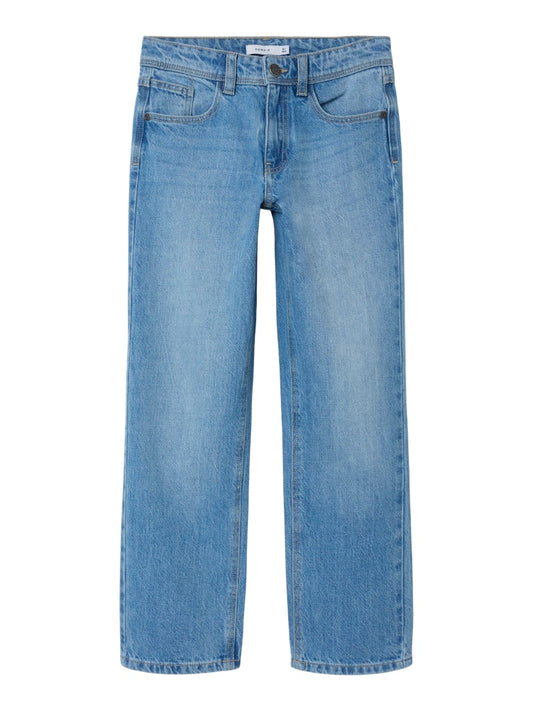 Name it Jungen Jeans weites Bein Straight Hellblau