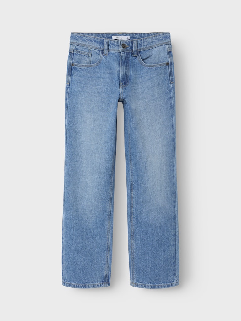 Name it Jungen Jeans weites Bein Straight Hellblau NKMRYAN