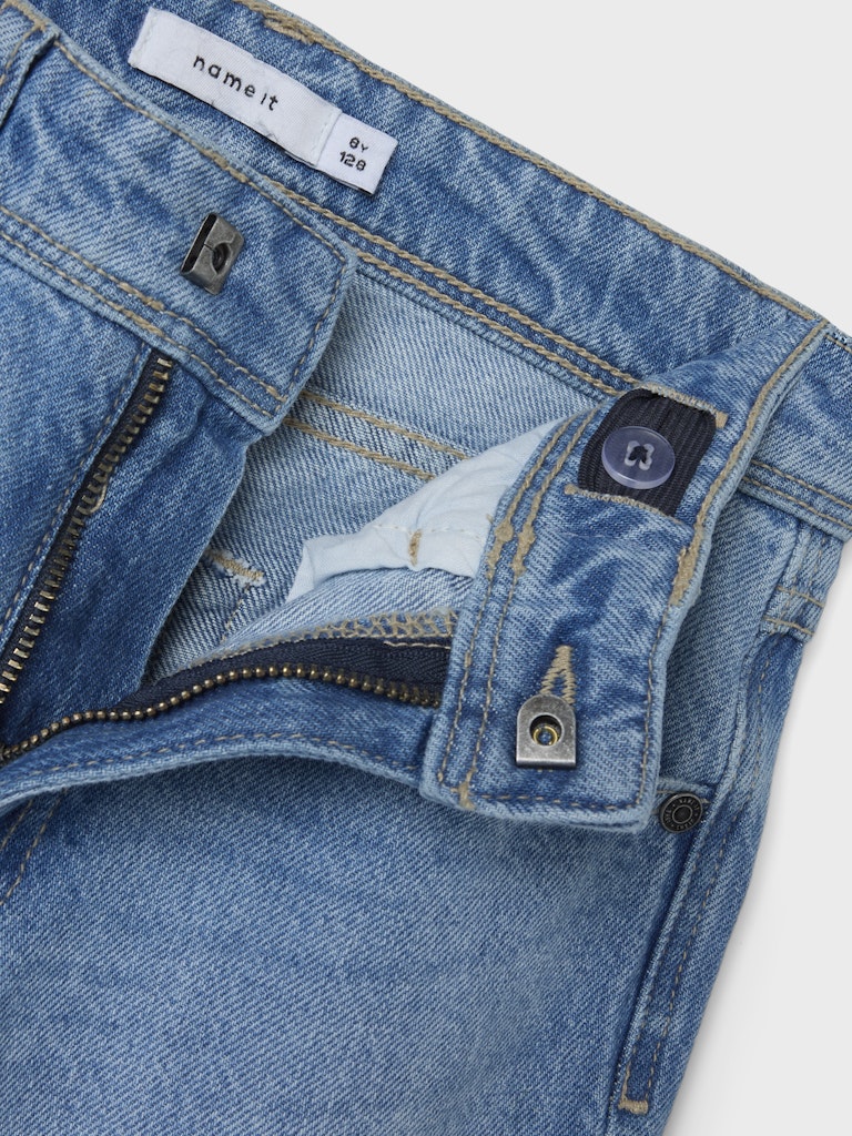 Name it Jungen Jeans weites Bein Straight Hellblau NKMRYAN