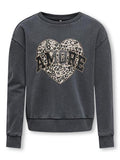 Only Mädchen Sweatshirt Amore Leo KOGRUNA L/S O-NECK