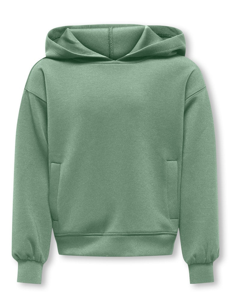 Only Mädchen Hoodie leicht kurz Taschen  KOGALINA