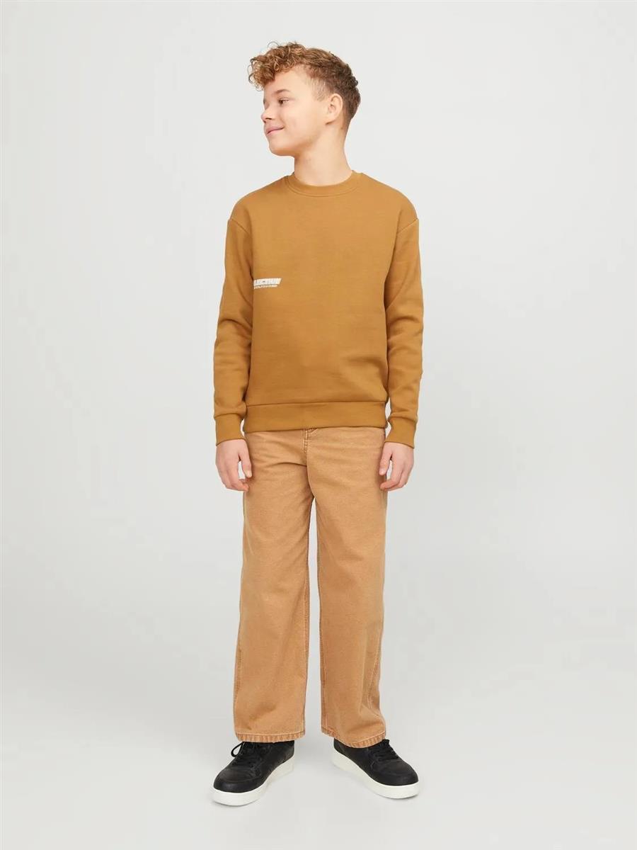 Jack & Jones Jungen Sweatshirt Pulli Loose Rückendruck warm JCORCOLLEC