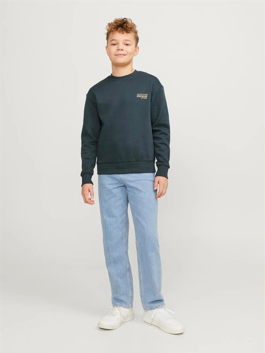 Jack & Jones Jungen Sweatshirt Pulli Loose Rückendruck warm JCORCOLLEC