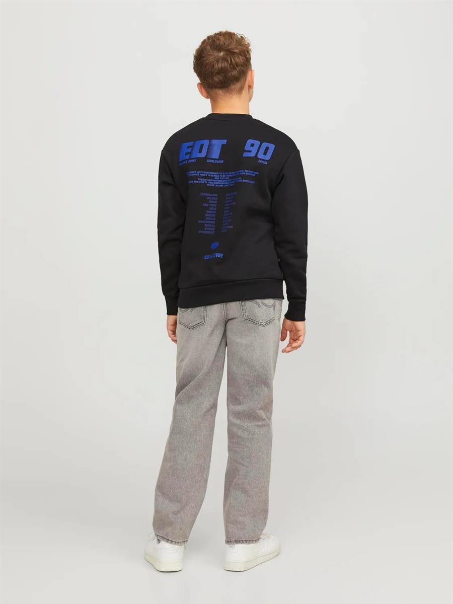 Jack & Jones Jungen Sweatshirt Pulli Loose Rückendruck warm JCORCOLLEC