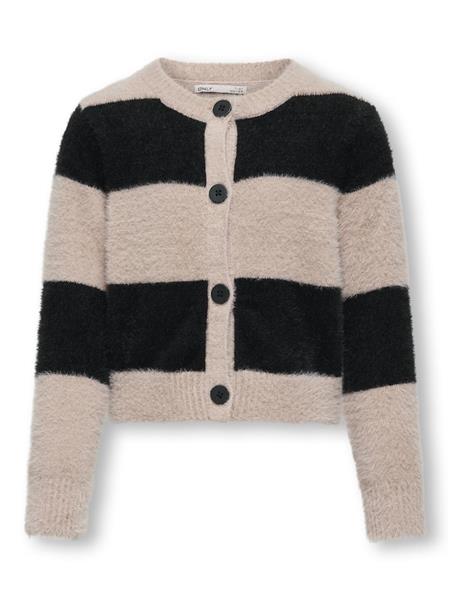 Only Mädchen Strickjacke 15332456 KOGAMANDA LS CARDIGAN Streifen