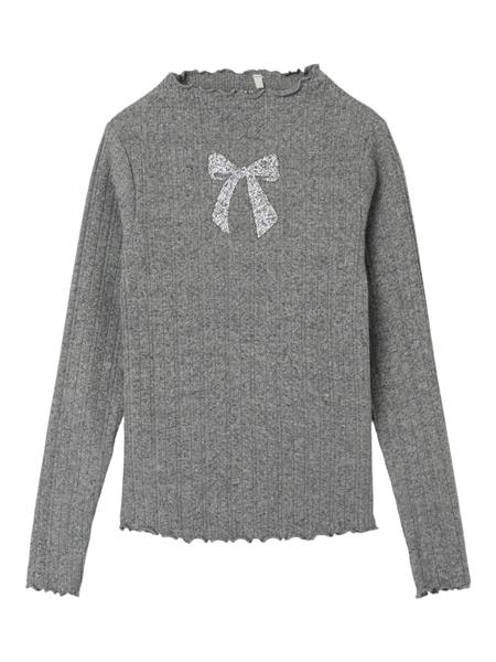 Name it Mädchen Rippshirt Glitzer NKFRUMALA