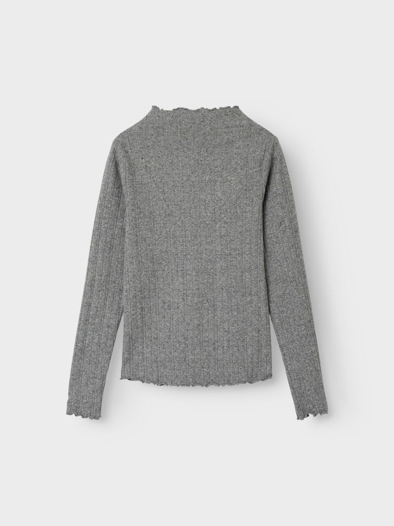 Name it Mädchen Rippshirt Glitzer NKFRUMALA