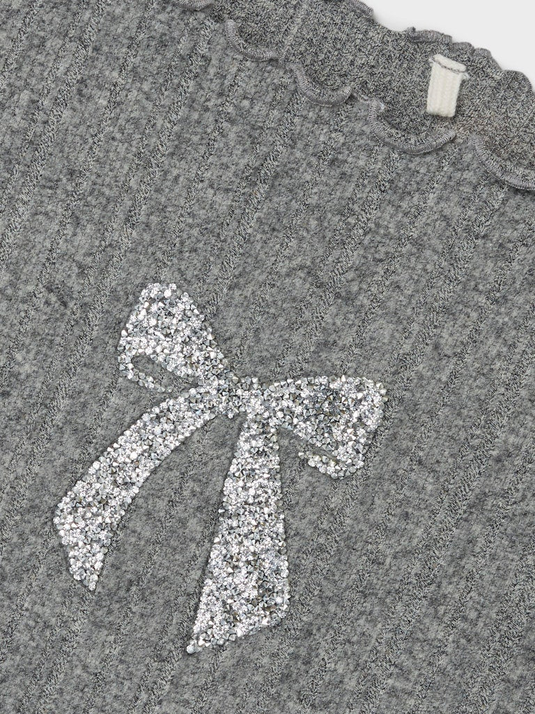 Name it Mädchen Rippshirt Glitzer NKFRUMALA