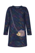 Happy Girls Mädchen Kleid langarm Sweatkleid  Igel