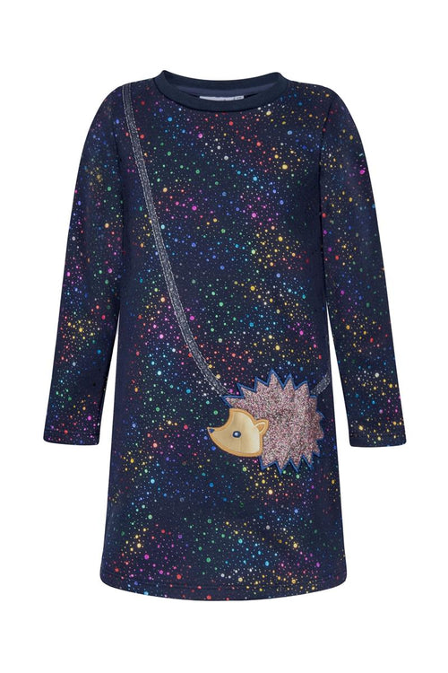 Happy Girls Mädchen Kleid langarm Sweatkleid  Igel