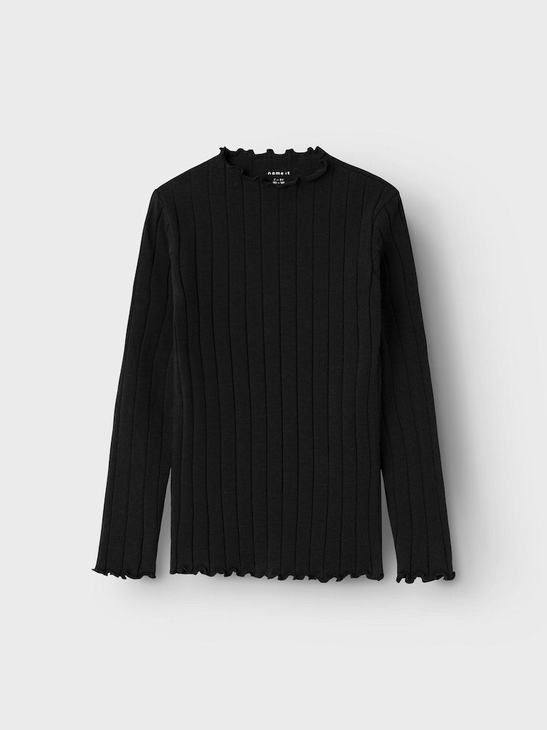 Name it Mädchen Rippshirt slim langarm NKFNOLINE