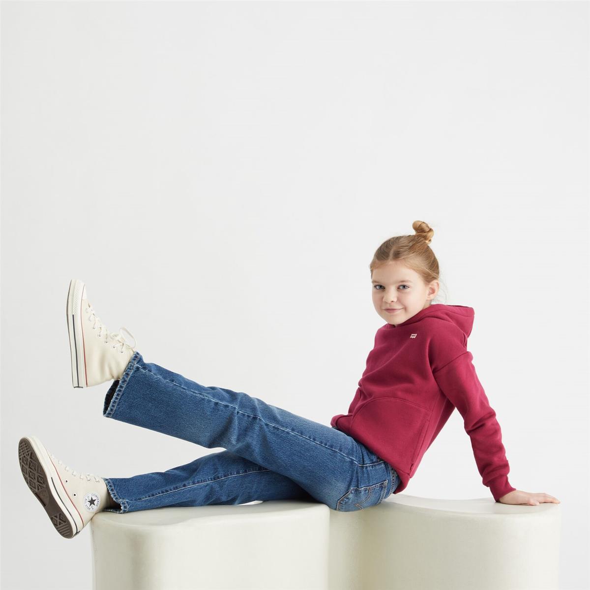 Levi's® Kids Mädchen Kapuzenpullover LVG-BATWING CHEST HIT HOODIE