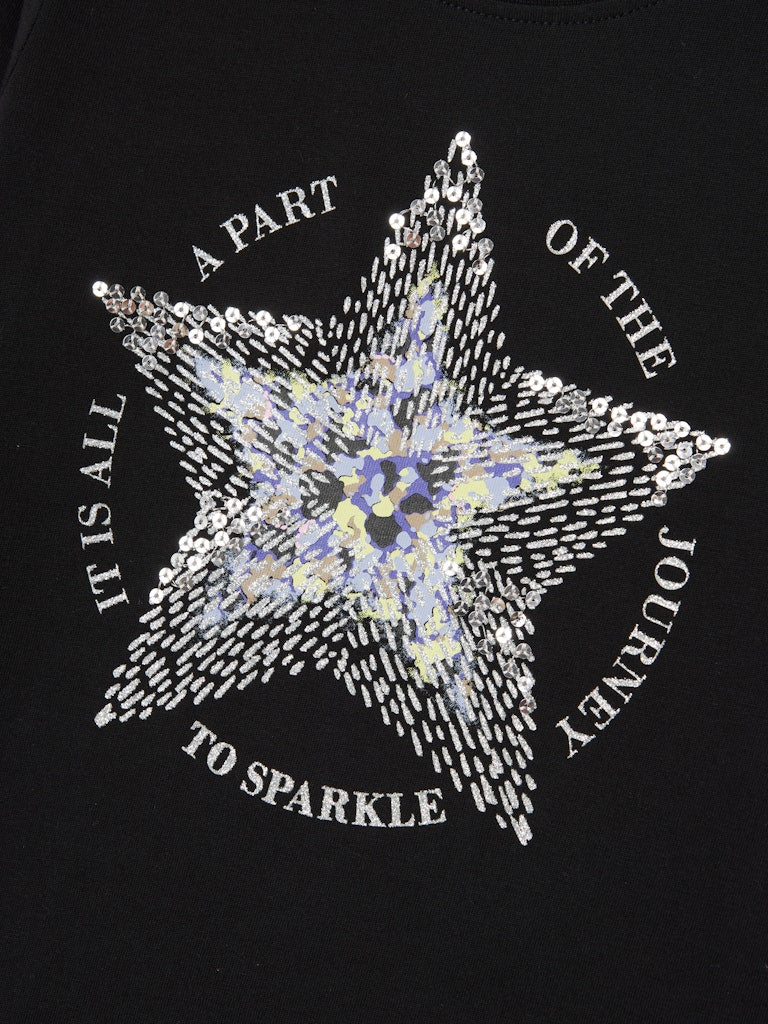 Name it Mädchen Langarmshirt Pailletten Geschenkidee festlich NKFSIRU