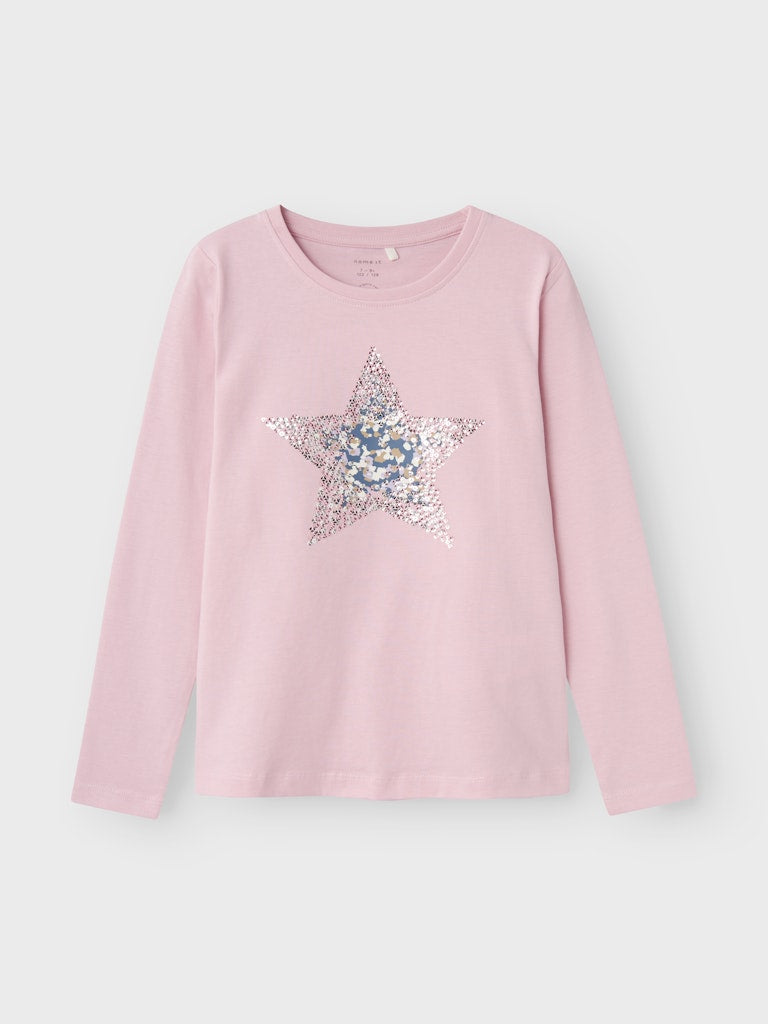 Name it Mädchen Langarmshirt Pailletten Geschenkidee festlich NKFSIRU