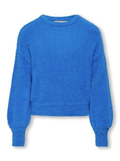 Only Mädchen Strickpulli Royalblau edel Geschenkidee