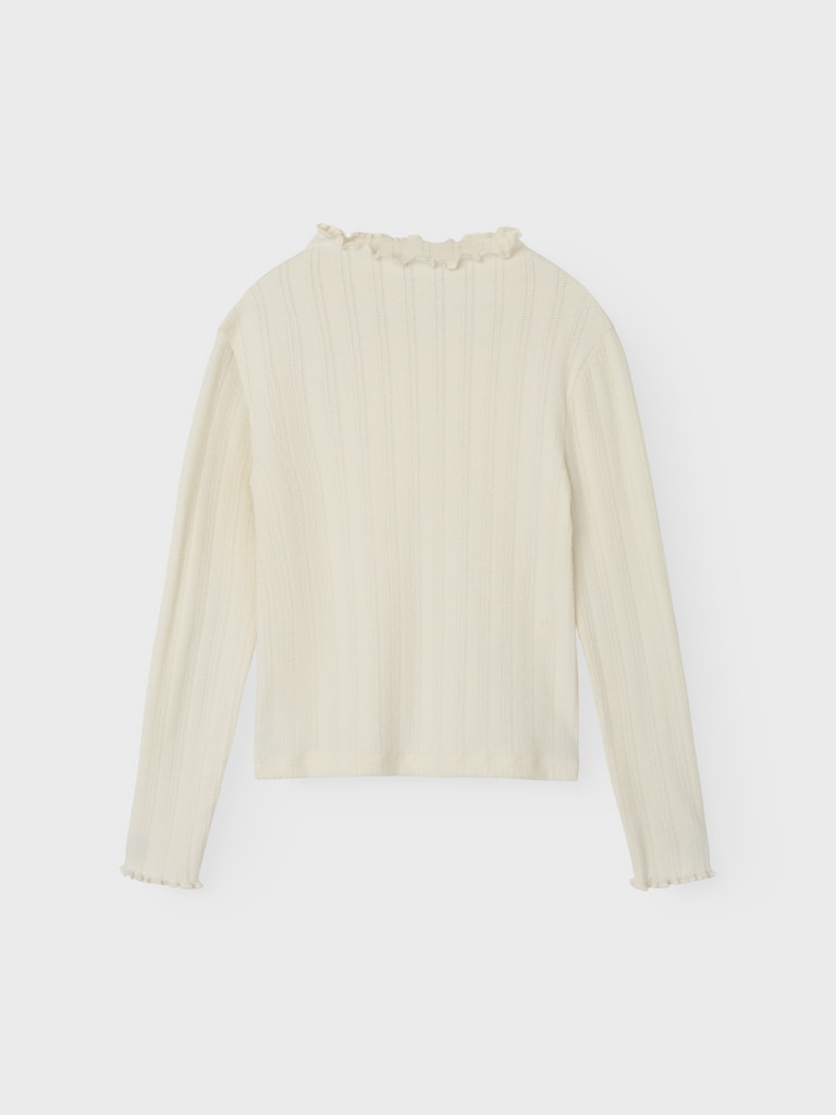 Name it Mädchen Rippshirt  LS SLIM TOP NKFRARIA