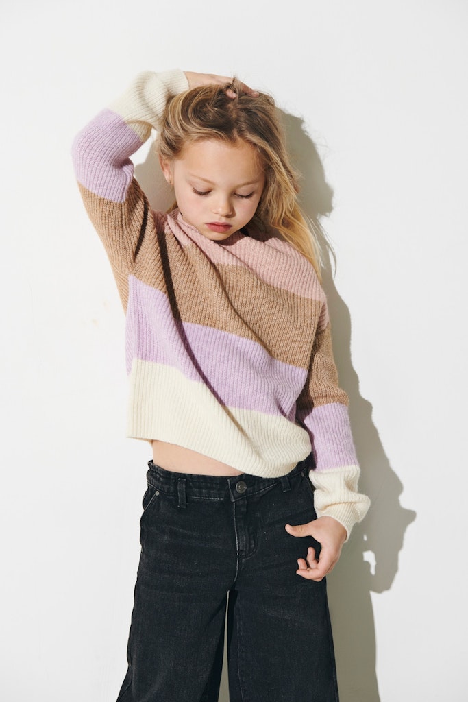 Only Mädchen Strickpulli Streifen Geschenkidee KOGSANDY