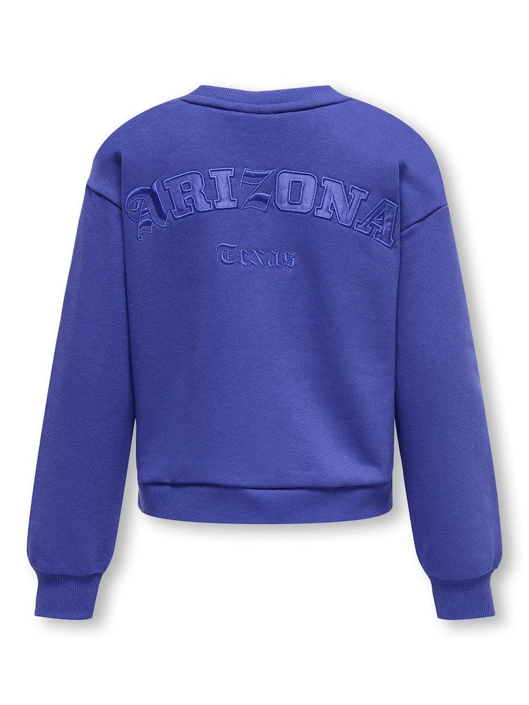ONLY Mädchen Sweatshirt kurz Geschenkidee KOGFIONA LIFE