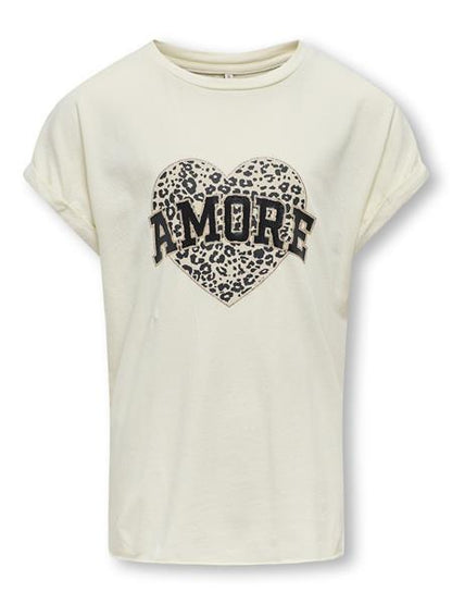 Only Mädchen T-Shirt Amore Leo Geschenkidee