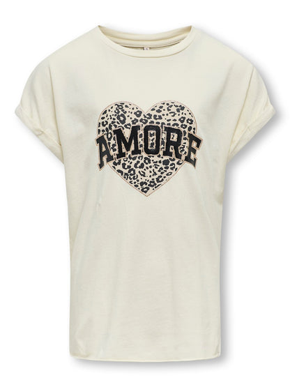 Only Mädchen T-Shirt Amore Leo Geschenkidee