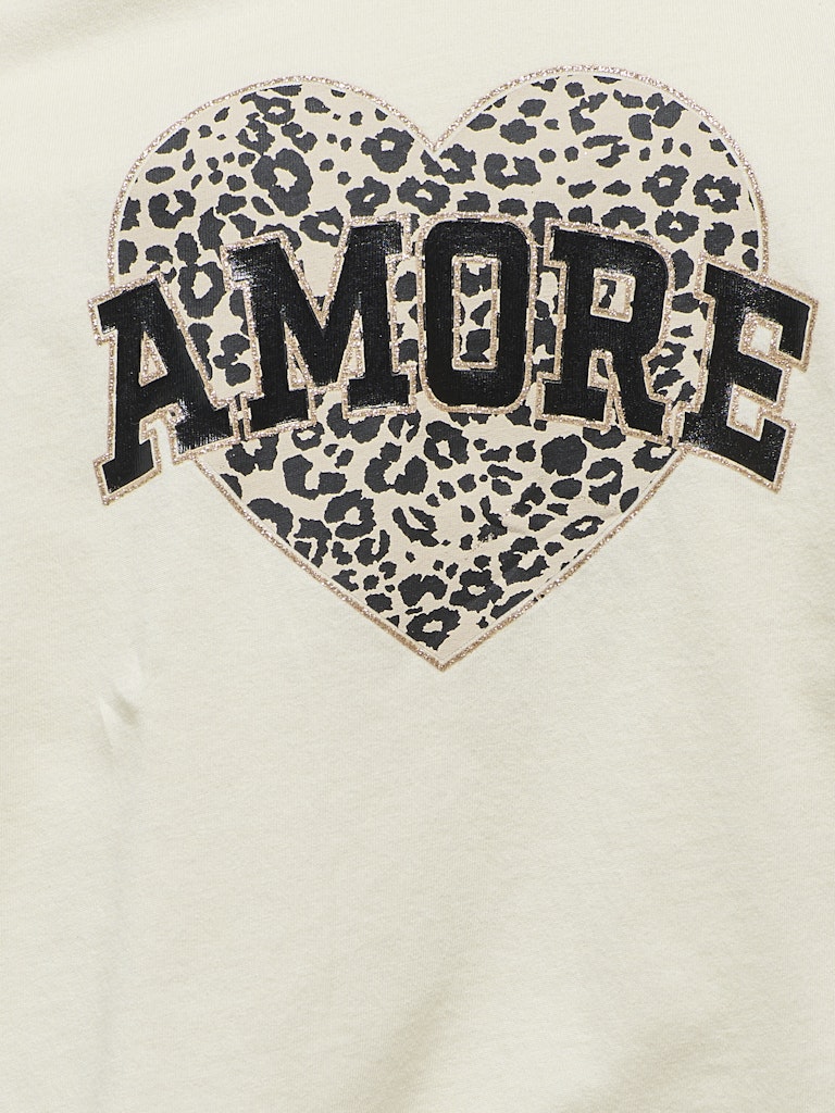 Only Mädchen T-Shirt Amore Leo Geschenkidee KOGLUCY LIFE S/S AMORE
