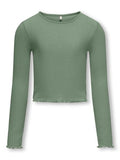 Only Mädchen Langarmshirt Rippshirt Geschenkidee KOGNELLA L/S O-NECK