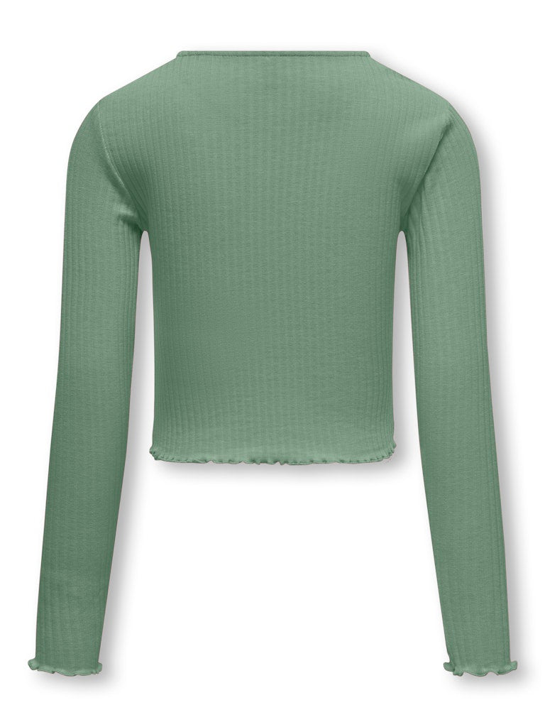Only Mädchen Langarmshirt Rippshirt Geschenkidee KOGNELLA L/S O-NECK