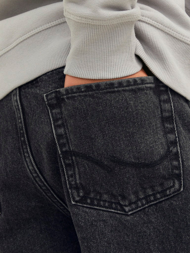 Jack & Jones Jungen Jeans Baggy  Black Waschung weites Bein JJIALEX