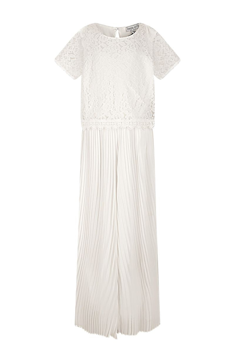 Happy Girls Jumpsuit Overall festlich edel Hochzeit Konfirmation Taufe