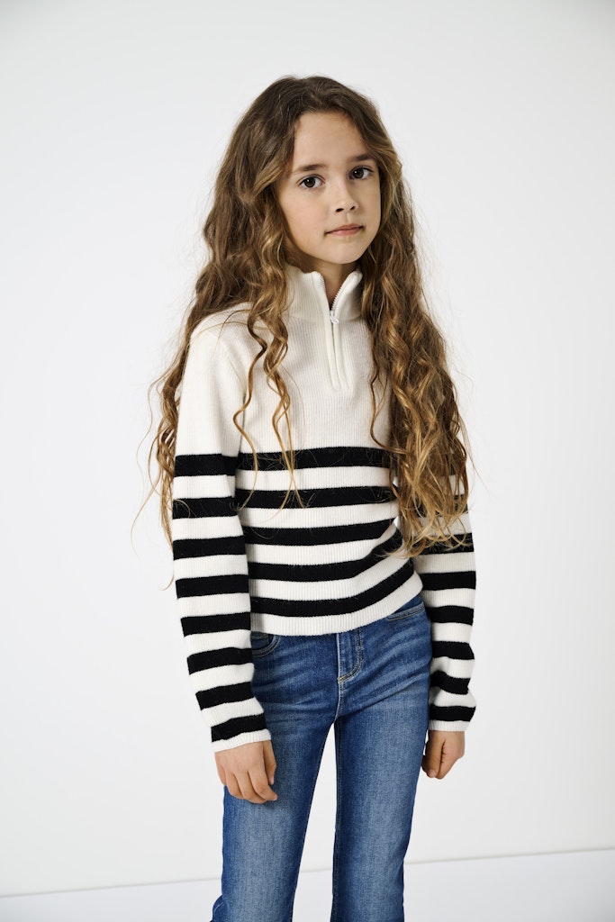 Only Mädchen Strickpulli Streifen Geschenkidee KOGFRANCA HALF
