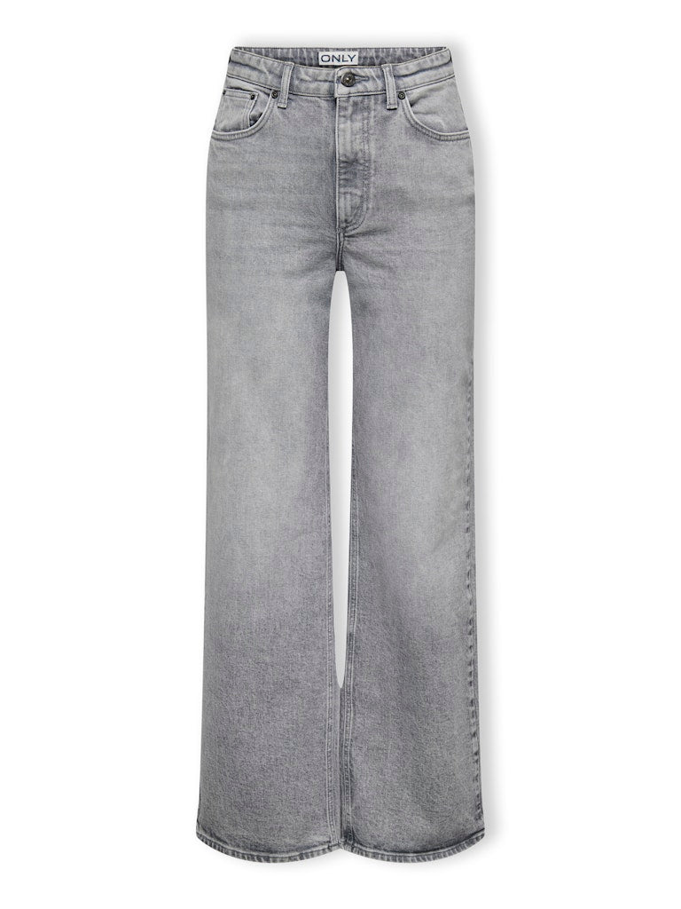 Only Mädchen Jeans Wide leg Grau Teenager weites Bein KOGJUICY