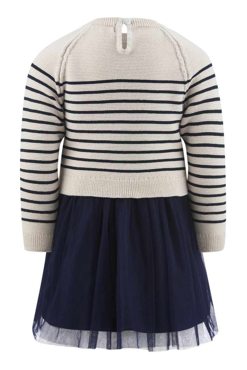 Happy Girls Mädchen Kleid langarm zweiteilig Strickpulli