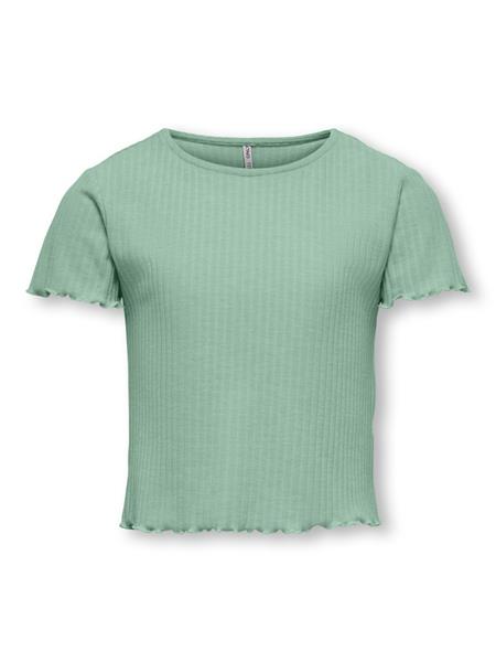 Only Mädchen T-Shirt Rippshirt Geschenkidee edel top KOGNELLA