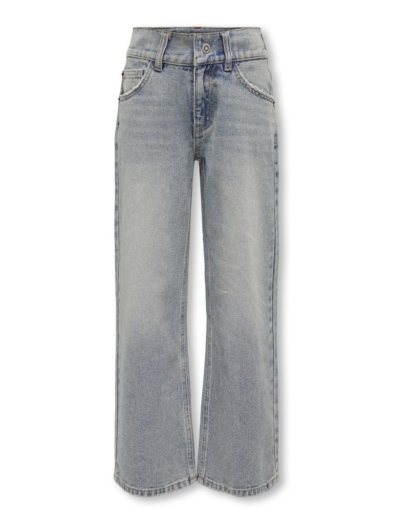 Only Mädchen Jeans Wide leg  Blau Teenager leger Vintage weit KOGMOTT