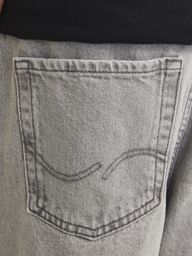 Jack & Jones Jungen Jeans Baggy Hellgrau weites Bein JJIALEX