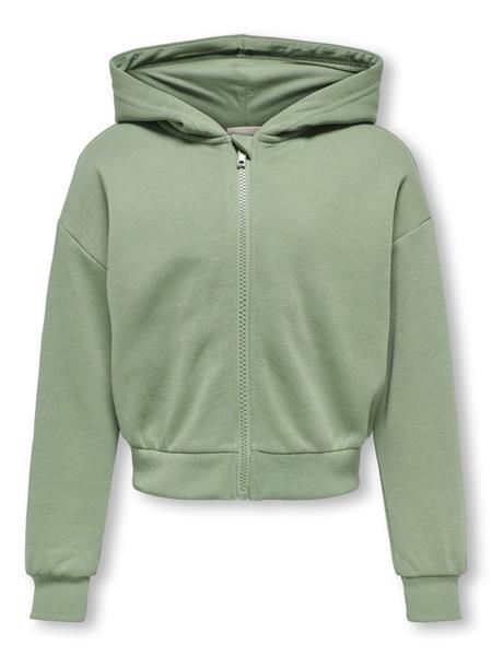 Only Mädchen Sweatjacke Hoodie kurz warm KOGFAVE L/S ZIP HOOD SWT