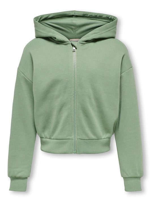 Only Mädchen Sweatjacke KOGFAVE 15339846 Hoodie kurz warm