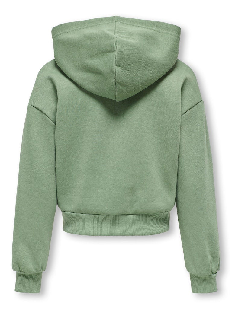 Only Mädchen Sweatjacke Hoodie kurz warm KOGFAVE L/S ZIP HOOD SWT