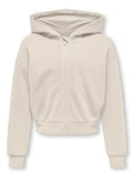 Only Mädchen Sweatjacke Hoodie kurz warm KOGFAVE L/S ZIP HOOD SWT