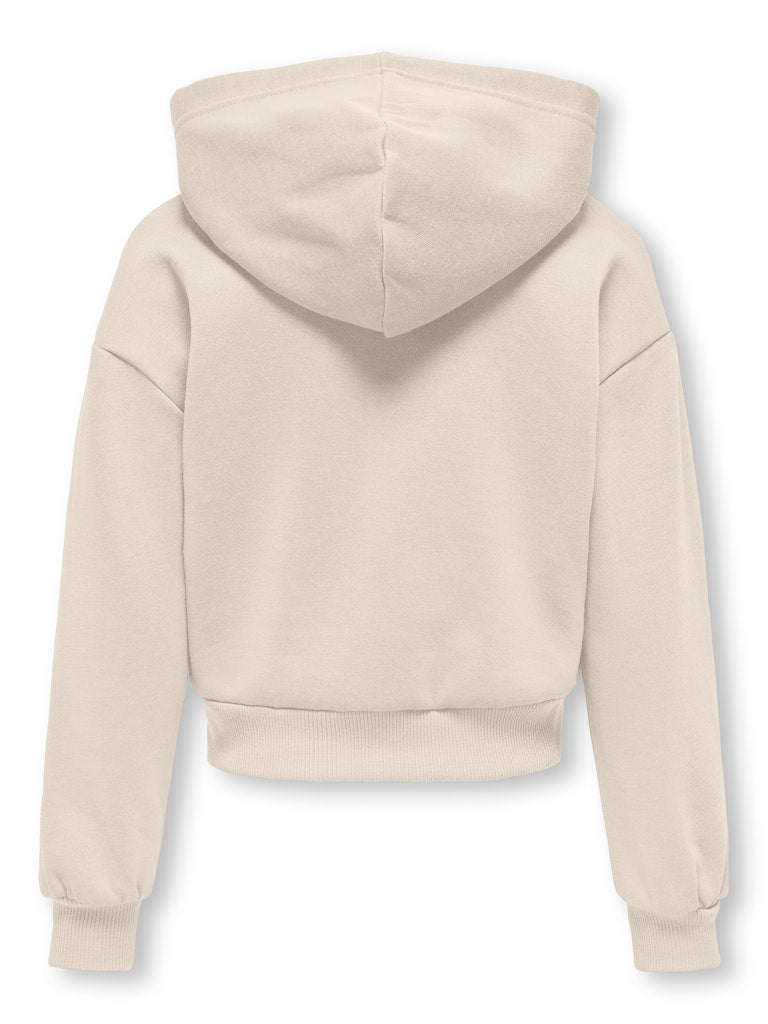 Only Mädchen Sweatjacke Hoodie kurz warm KOGFAVE L/S ZIP HOOD SWT
