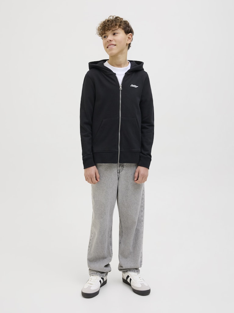 Jack & Jones Jungen Sweatjacke Hoodie Kapuzenjacke leicht JJEBAU