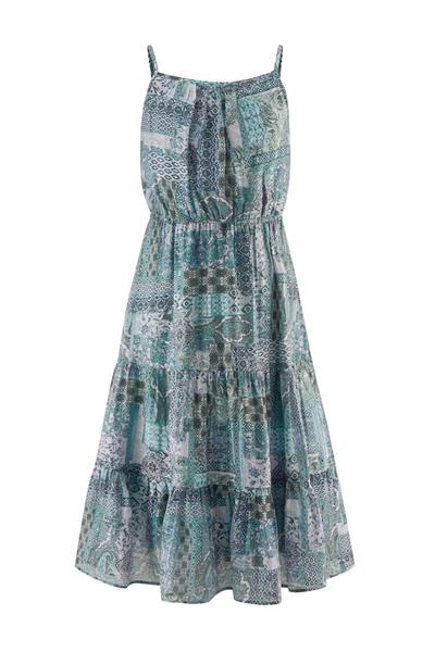 Happy Girls Mädchen Sommerkleid Volantkleid Trägerkleid edel