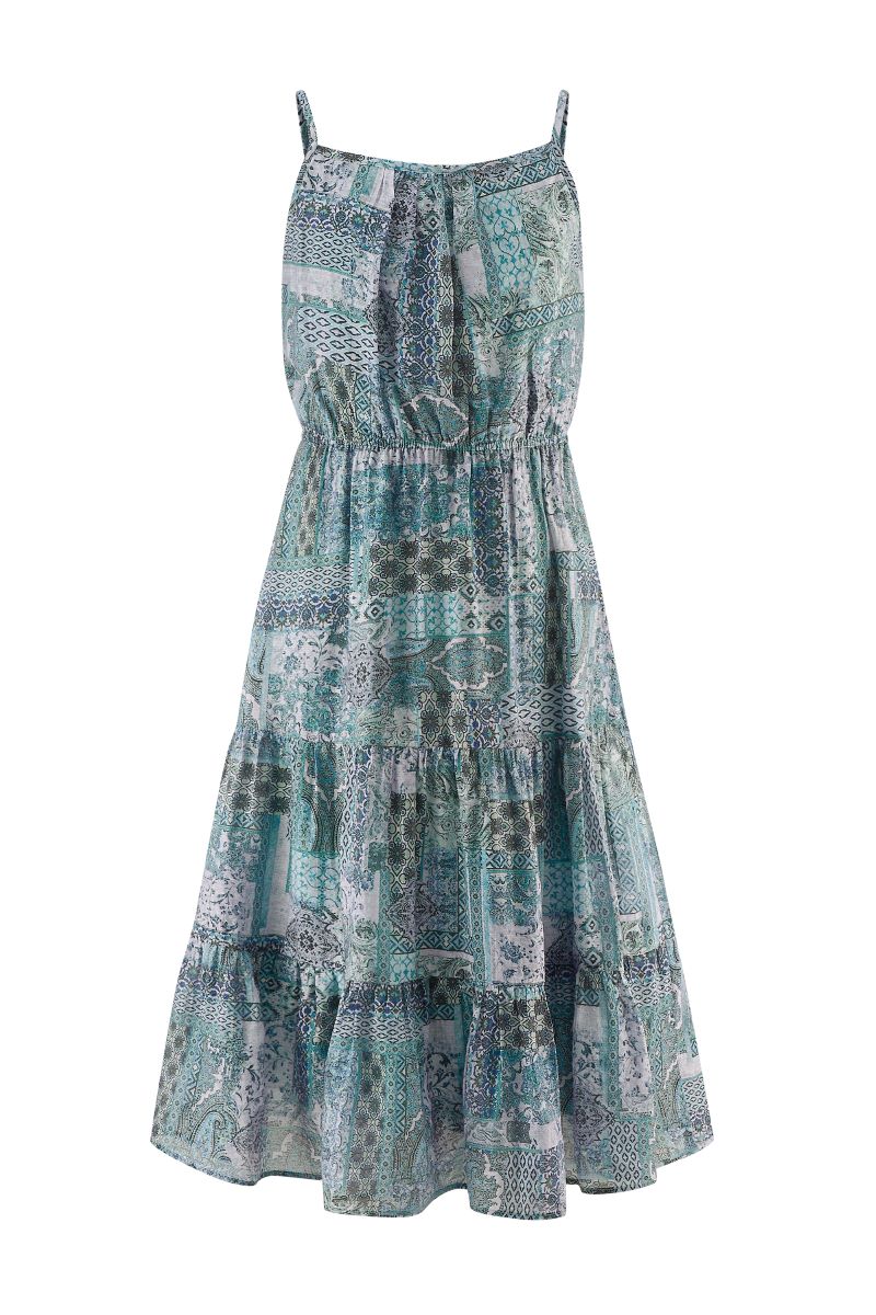 Happy Girls Mädchen Sommerkleid Volantkleid Trägerkleid edel