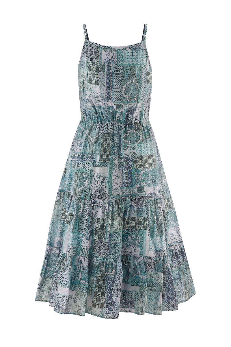 Happy Girls Mädchen Sommerkleid Volantkleid Trägerkleid edel