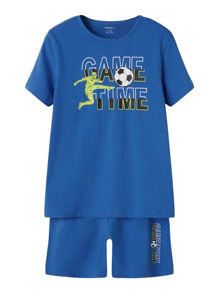 Name it Jungen Schlafanzug kurz Pyjama Fußball Geschenk