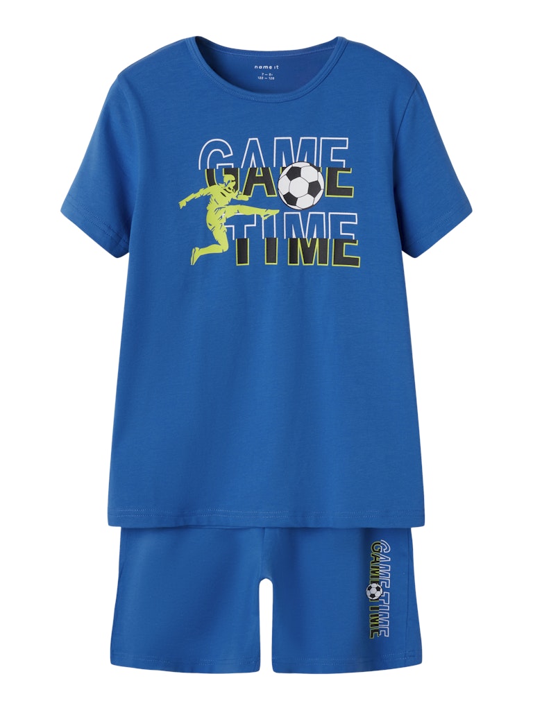 Name it Jungen Schlafanzug kurz Pyjama Fußball Geschenk