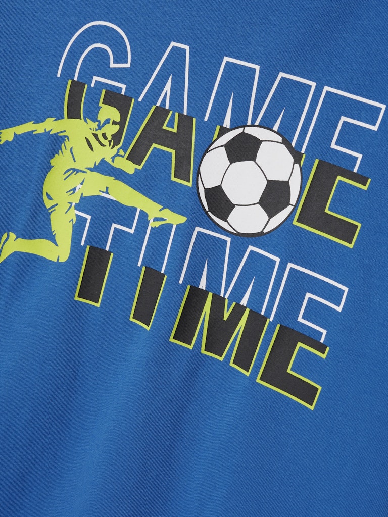 Name it Jungen Schlafanzug kurz Pyjama Fußball Geschenk