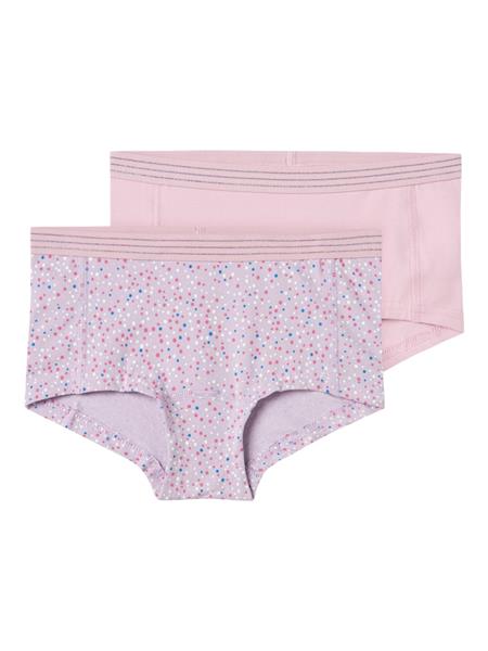 Name it Mädchen Hipster Doppelpack Slip 2er Pack Glitzer NKFHIPSTER