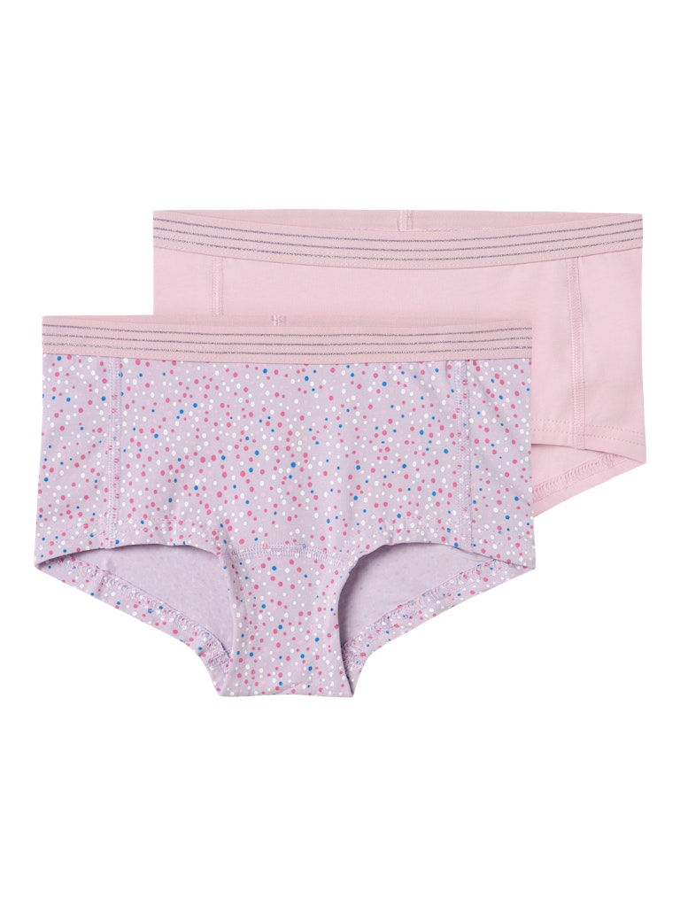 Name it Mädchen Hipster Doppelpack Slip 2er Pack Glitzer NKFHIPSTER